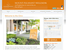 Tablet Screenshot of mountpleasantwellness.com